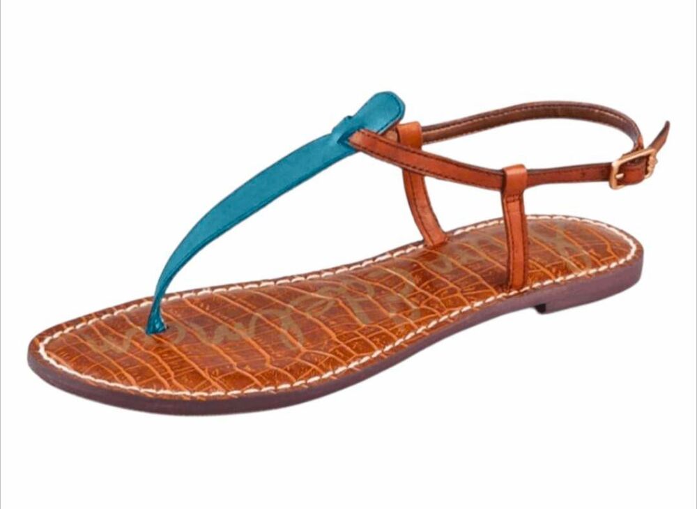 SAM EDELMAN Gigi Leather T Sandal Size 8M